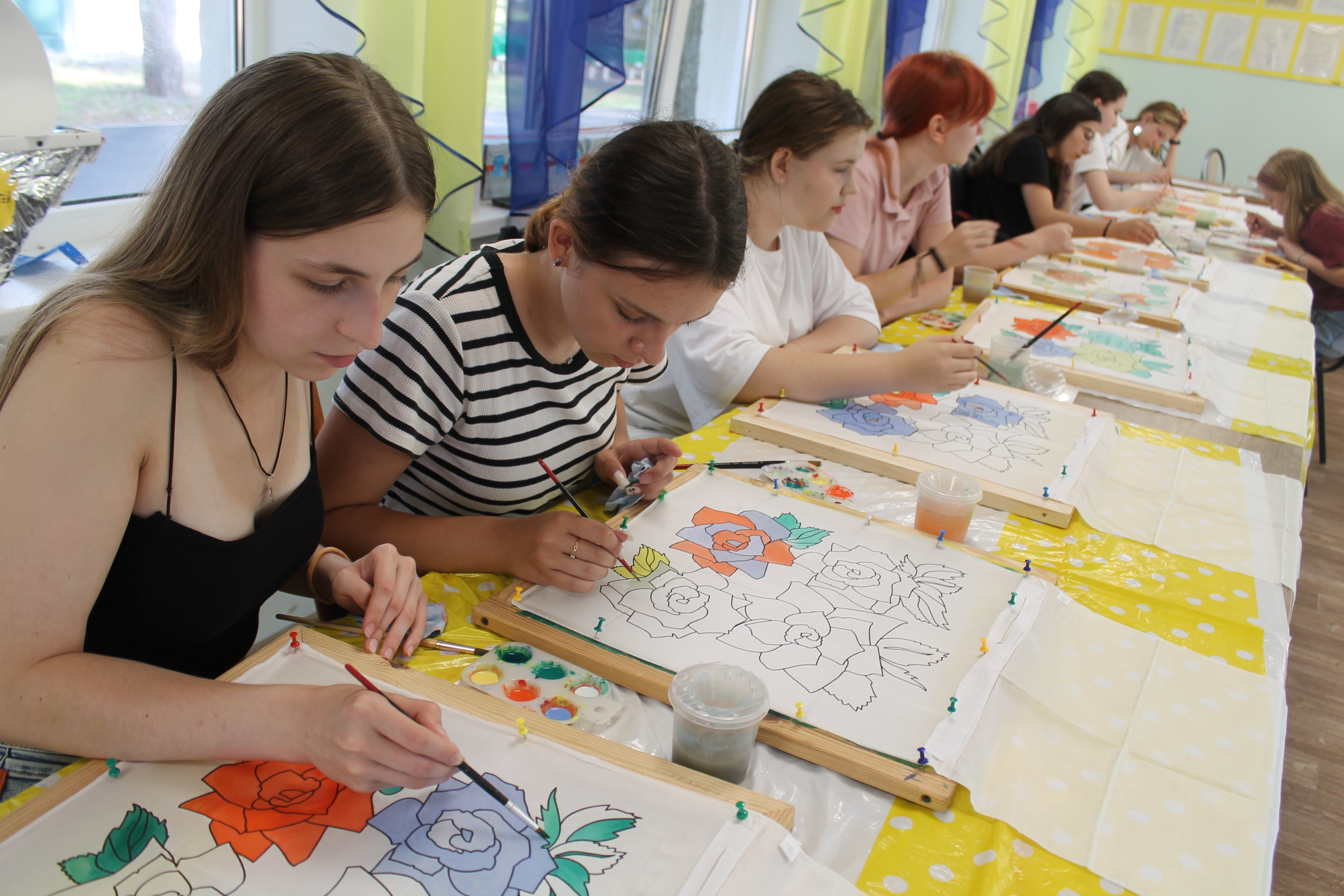 Волшебство шелковой росписи в 