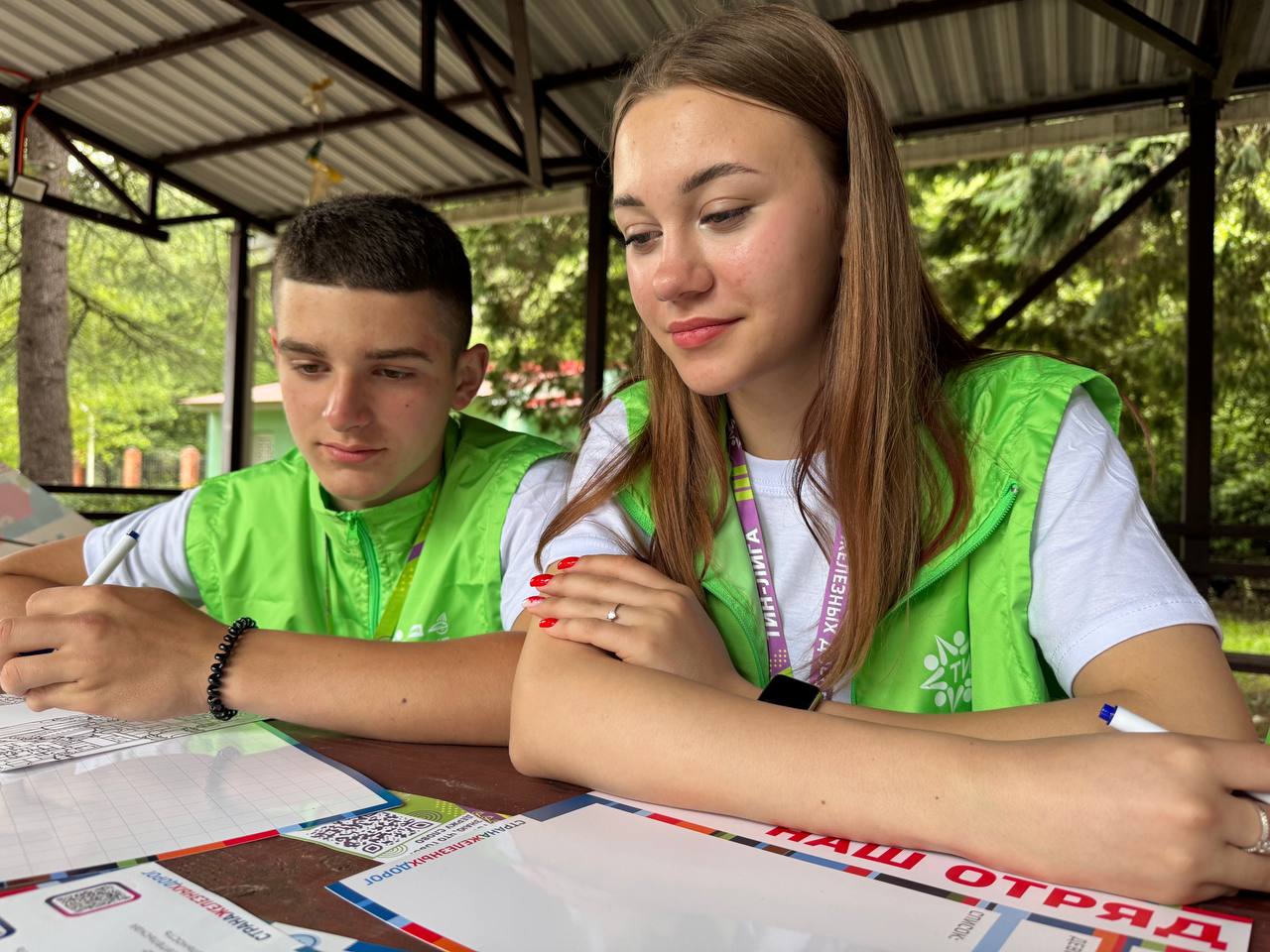 ОТРЯД ТИН-ЛИГИ В ЛАГЕРЕ