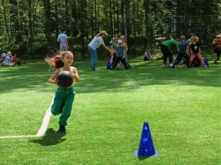 «Веселые старты» в любимом лагере Маяк!