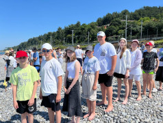Первый день на море в ДОЛ "Экспресс" П. Солоники: знакомство с морскими правилами!