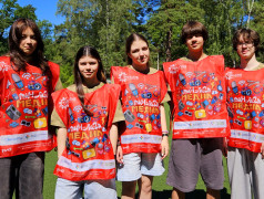 Вторую лагерную смену подряд в "Зелёном Огоньке" продолжает свою работу отряд ТиН-лига!