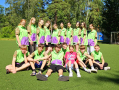 Вторую лагерную смену подряд в "Зелёном Огоньке" продолжает свою работу отряд ТиН-лига!