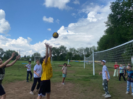 Спортивное утро в ДОЛ Ю.Гагарина