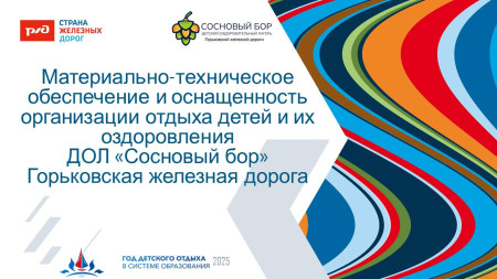Материально-техническое обеспечение и оснащенность организации отдыха детей и их оздоровления ДОЛ 