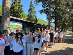 Первый день на море в ДОЛ "Экспресс" П. Солоники: знакомство с морскими правилами!