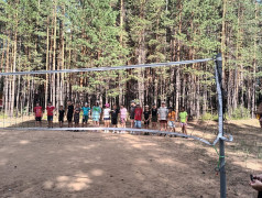 соревнования по волейболу и пионерболу