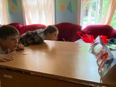 В лагере уже во всю идут занятия по программе "Железное здоровье"