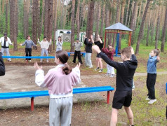 Один день в лагере Яльчик.