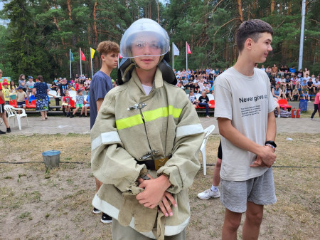 Пожарная эстафета в ДОЛ 