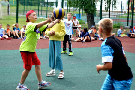 День спорта в лагере 