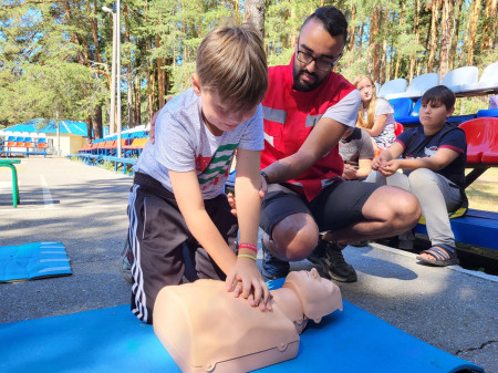 Занятия с представителями Красного креста