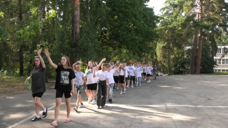 Открытие третьей смены в лагере Услада!