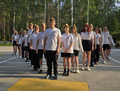 В нашем лагере состоялось открытие первой лагерной смены.