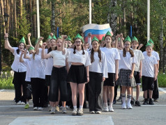 В нашем лагере состоялось открытие первой лагерной смены.