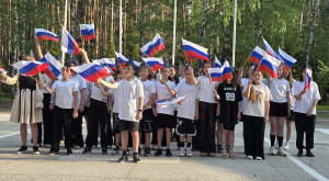 В нашем лагере состоялось открытие первой лагерной смены.