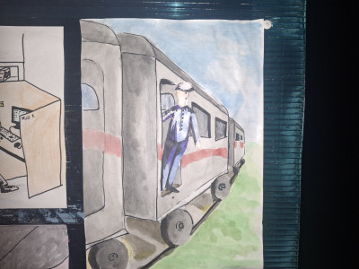 "Рисунок. Работа родителей-гордость моя"