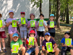 В ДОЛ им. Ю. А. Гагарина, в начале 2 смены, стартовала программа &laquo;Железнодорожная игротека&raquo;, реализуемой ОАО &laquo;РЖД&raquo; для детей 6-9 лет !