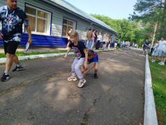 День "Богатырских игр" в ДОСЛ им. Горького 