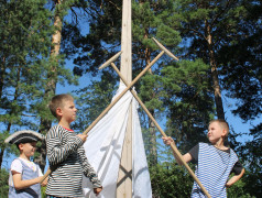 В рамках Дня единых действий лагерей ОАО &laquo;РЖД&raquo; поздравляем с Днем Военно-Морского Флота!
