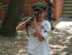 Военно-спортивная игра "Лазертаг" прошла в ДОЛ "Бештау"