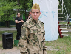 На территории Лета прошёл смотр строя и песни