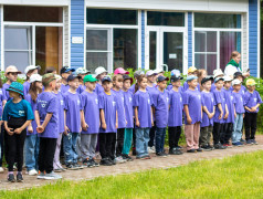 Линейка открытия второй лагерной смены в ДОЛ &laquo;Маяк&raquo;!