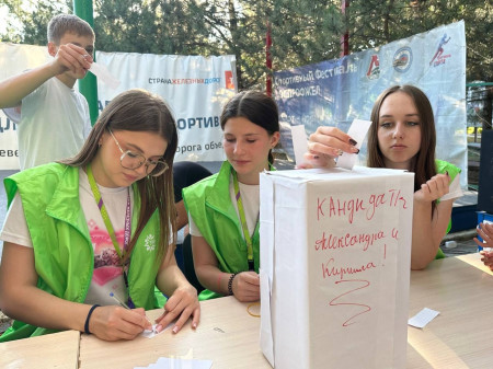 Выборы мера лагеря в ДОЛ 