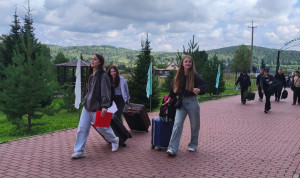 Начало третьей смены в Юном железнодорожнике