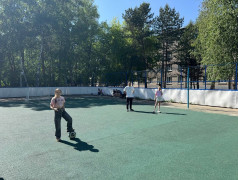 спорт в лагере санатория "Иркутский"