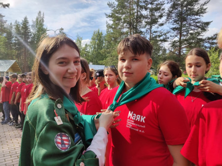 Торжественное открытие второй лагерной смены!