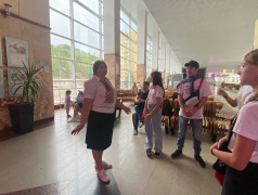 Совет лагеря реализует новый проект &laquo;Путешествие в железнодорожные профессии&raquo;