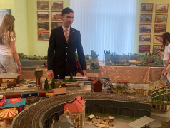Детская железная дорога города Уфы открыла свои двери для лидеров Гагаринграда
