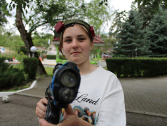 21 июня в лагере "Бештау" прошла команднаявоенно-тактическая игра "Лазертаг"