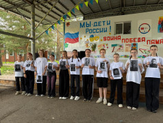 День памяти и скорби в ДОСЛ им. Горького