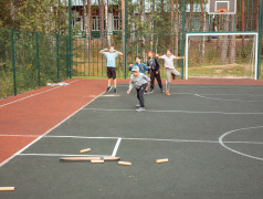 В лагере &laquo;Маяк&raquo; прошла увлекательная игра &laquo;Городки&raquo;