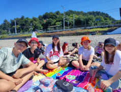 Первый день на море в ДОЛ "Экспресс" П. Солоники: знакомство с морскими правилами!