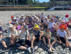 Первый день на море в ДОЛ "Экспресс" П. Солоники: знакомство с морскими правилами!