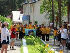 Линейка закрытия 2 смены 2023 г в лагере "Сосновый бор"