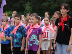 На территории Лета прошёл смотр строя и песни