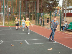 В лагере &laquo;Маяк&raquo; прошла увлекательная игра &laquo;Городки&raquo;