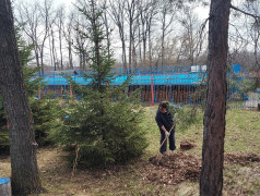 Большой субботник в "ДОЛ им. Гагарина": Готовимся к лету вместе!