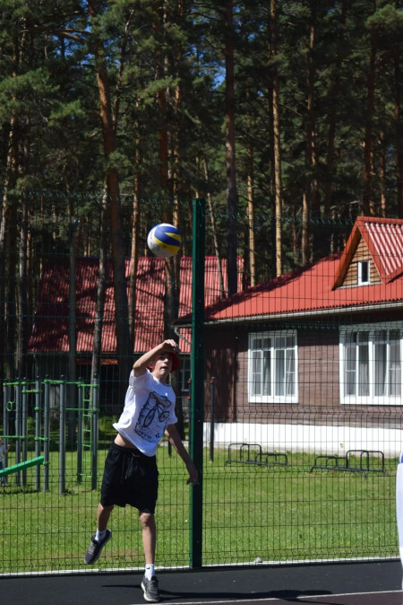 Первые спортивные игры в лагере ОЦ 