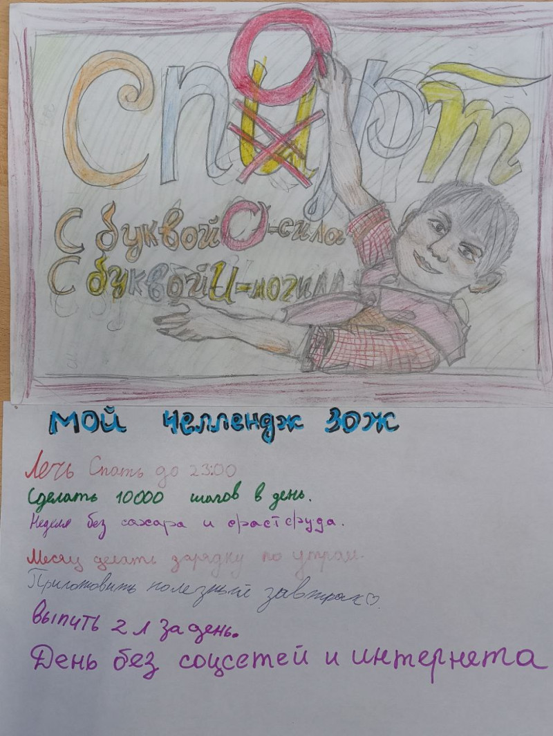 Плакат. &laquo;ЗОЖ-привычки&raquo;