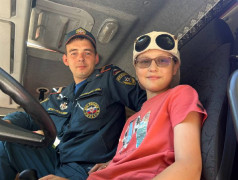 Отряд МЧС в ДОЛ "Локомотив"