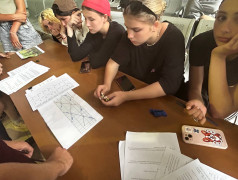 Профориентационная игра "Дети в РЖД" в лагере "Наречное"