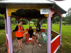 Профориентационная игра "Дети в РЖД" в лагере "Наречное"