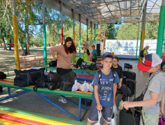 Конец второй смены в ДОЛ "Локомотив"