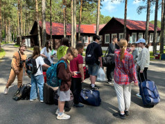 Первый день в лагере