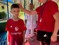 В нашем лагере состоялось открытие первой лагерной смены.