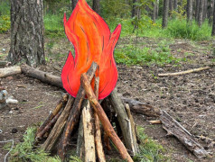 Конкурс поделок из природного материала "Талисман лагеря Яльчик".